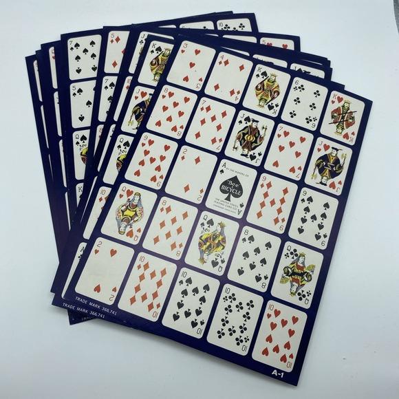 Vintage POKENO 12 Board Set, Original Chip Game, Bicycle & US‎ Playing Card Co. - Picture 7 of 8